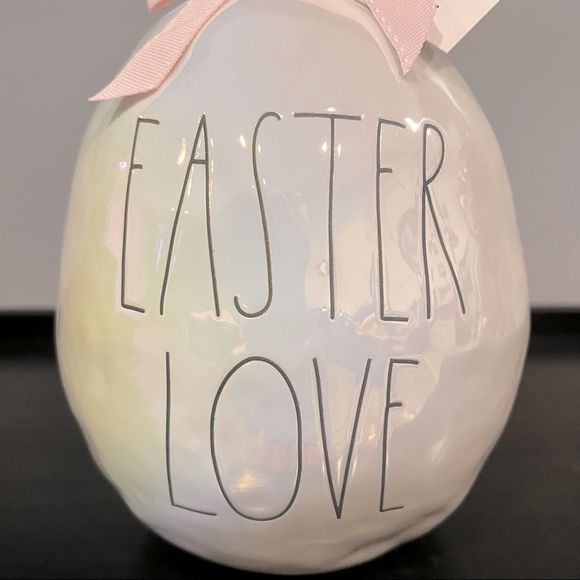Rae Dunn Iridescent Ceramic Easter Egg--EASTER LOVE - Picture 6 of 16